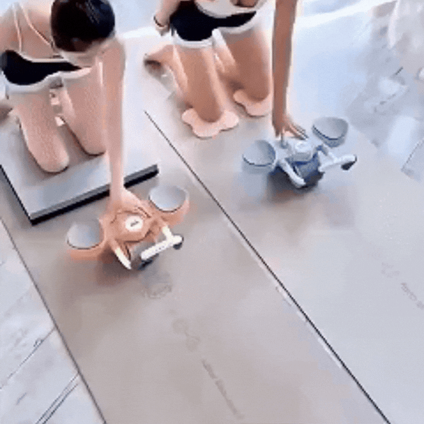 Rodillo para abdominales con soporte para codos